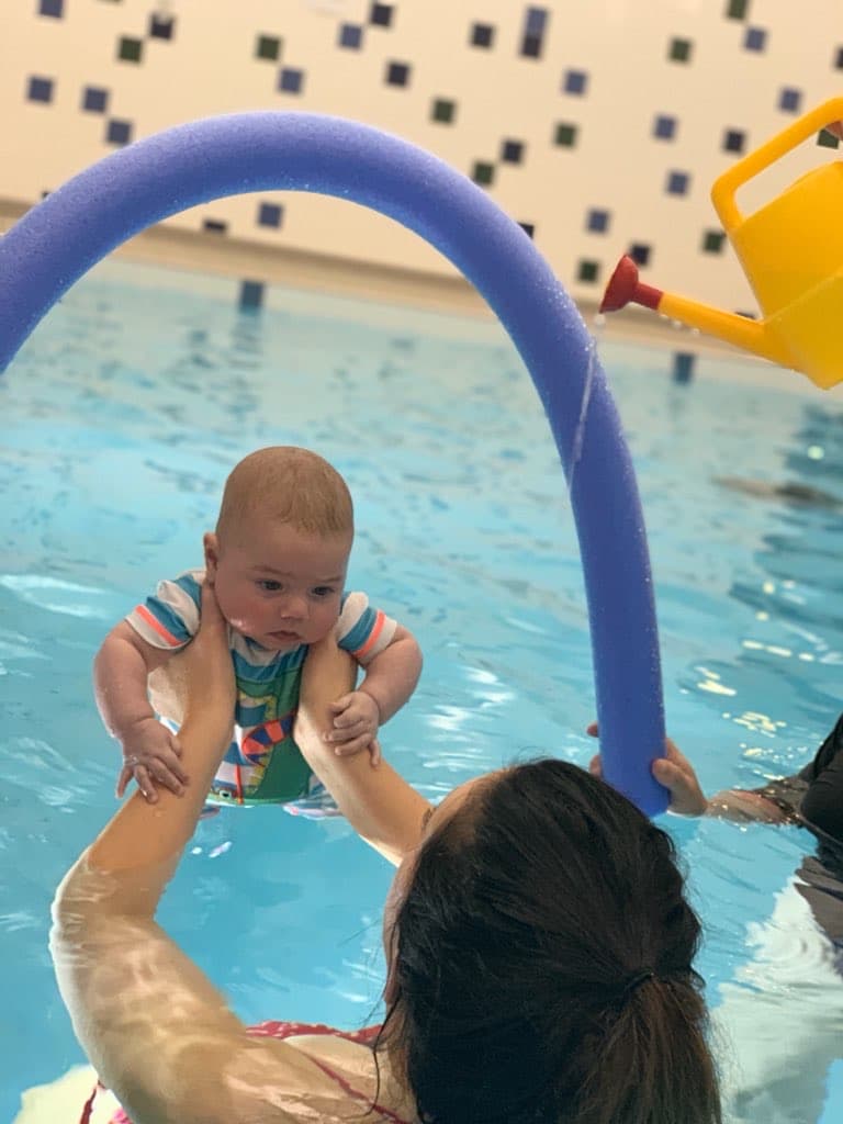 A Bubble Babies swimming class
