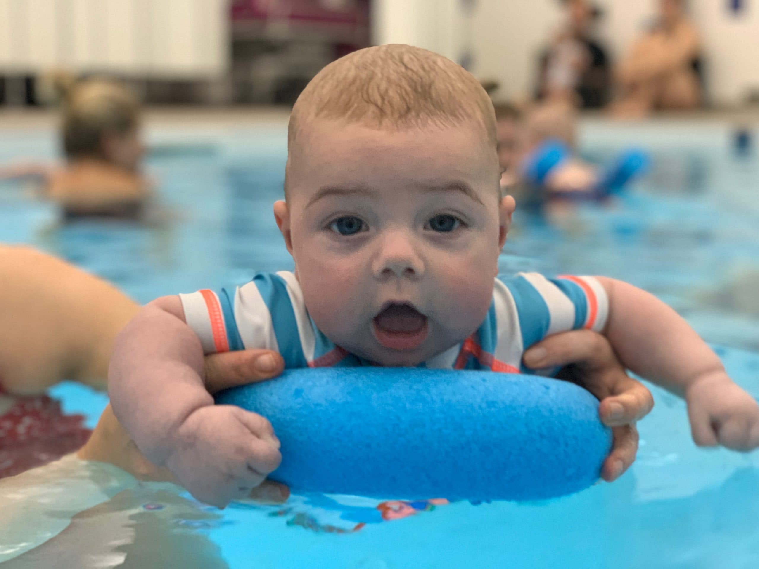 A Bubble Babies swimming class