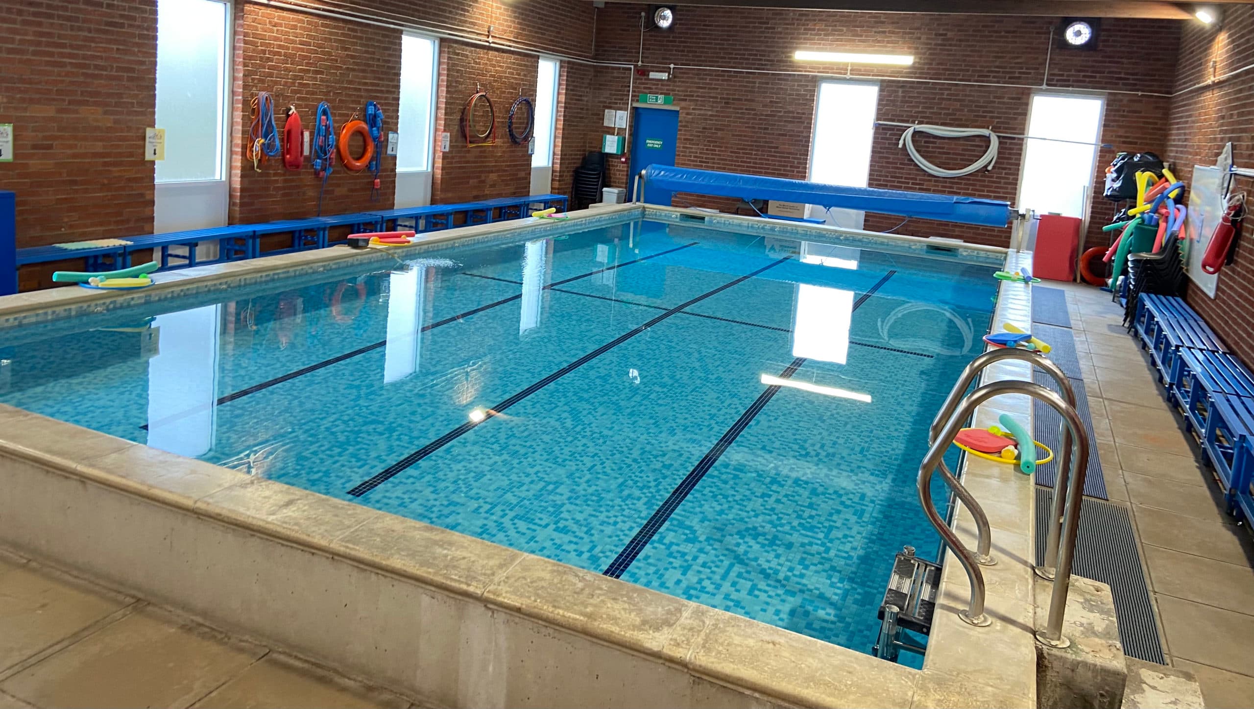 A Bubble Babies swimming class